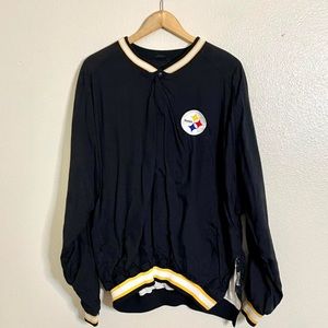 Vintage 90s Steelers NFL windbreaker Crewneck